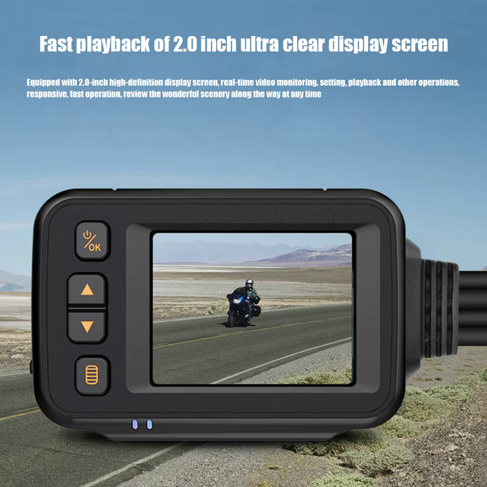 DVR Motocicleta HD 1080P IP65