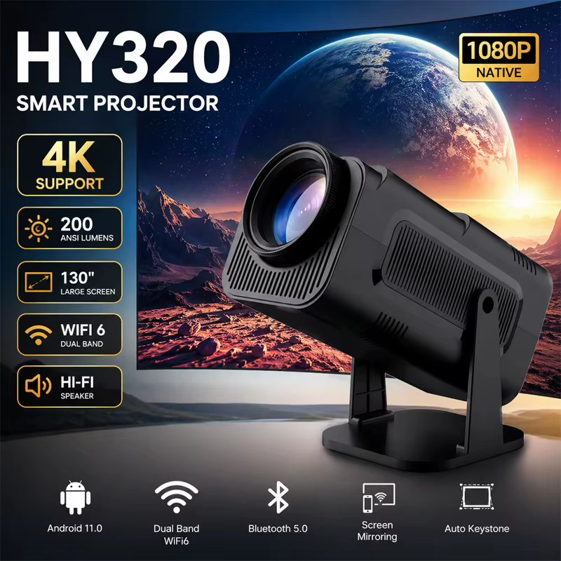 Projetor KaiAqua HY320 Android 11.0