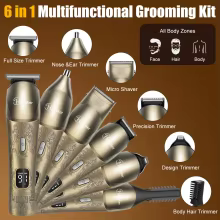 Hatteker Máquina de Cabelo Profissional 6 em 1 Thumbnail 3