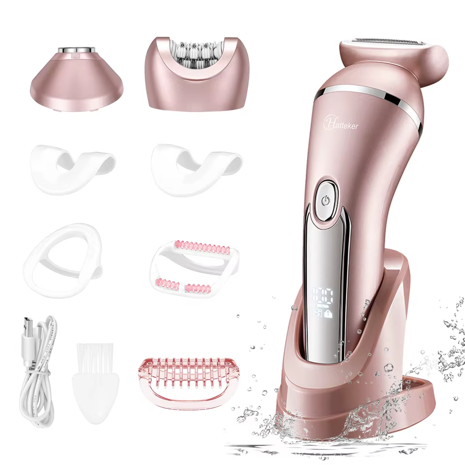 Hattker Depilador Elétrico 3-em-1 Feminino
