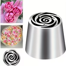 Bico de Confeiteiro Floral Rosa - Ponta Russa Thumbnail 1