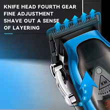 Kemei KM-1763 Máquina de Corte Cabelo Pro Thumbnail 3