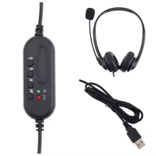 Fone de Ouvido USB com Microfone Thumbnail 1