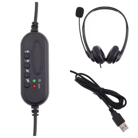 Fone de Ouvido USB com Microfone