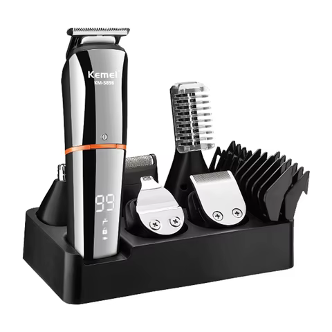 Kemei 5898 Trimmer Elétrico 11 em 1
