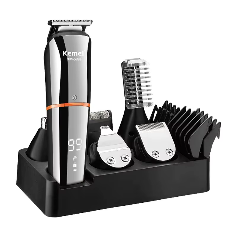Kemei 5898 Trimmer Elétrico 11 em 1