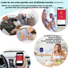 Botão SOS WiFi Topvico Tuya para Idosos Thumbnail 2