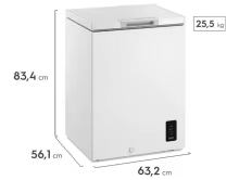 Freezer Electrolux 141L Inverter Thumbnail 5
