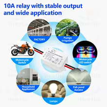 Interruptor LED Controle Remoto 433MHz 8 em 1 Thumbnail 3