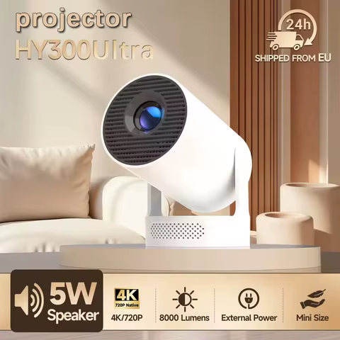 Projetor Portátil HY300 Ultra 4K