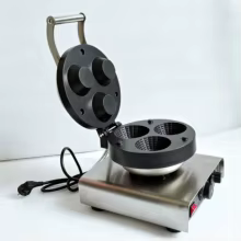 Máquina Waffle Comercial 3 Cavidades Thumbnail 6