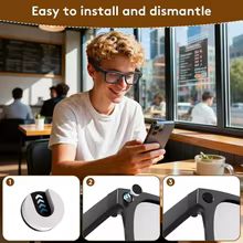 Adesivos LED Ray-Ban Meta e Oakley Thumbnail 4
