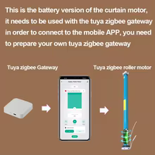 Motor de Cortina Tuya Zigbee com Bateria Thumbnail 2
