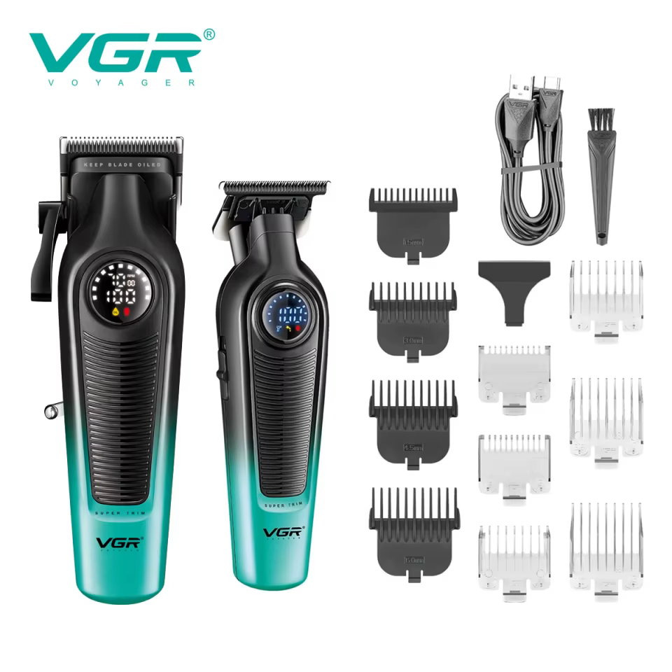 Aparador de Cabelo Profissional VGR Sem Fio