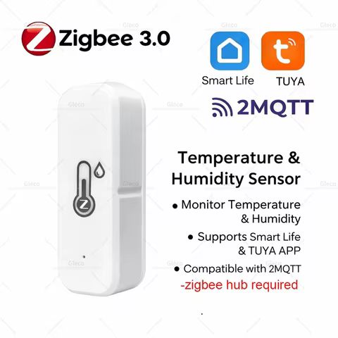 Sensor Zigbee 3.0 Temperatura e Umidade
