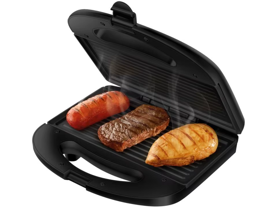 Sanduicheira Grill Ultra Preta 750W