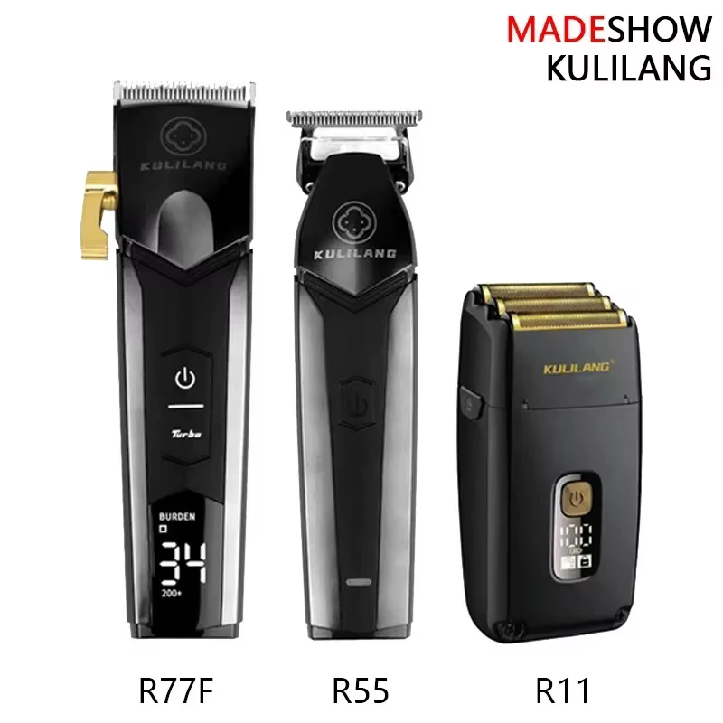 Kit Aparador de Cabelo Profissional Madeshow R77F R55 R11