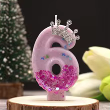 Vela Princesa Rosa Vermelha Thumbnail 3