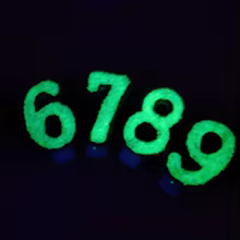 Velas de Números Verdes com Luz Thumbnail 6