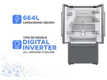 Geladeira Samsung Smart 664L Inox Thumbnail 3