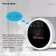 Sensor de Gás LPG WiFi com Alarme Thumbnail 6