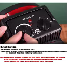 Aquecedor Portátil 3000W com Termostato Thumbnail 5