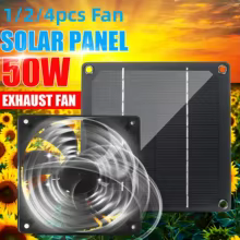 Ventilador Solar Portátil 12V 50W IP65 Thumbnail 1