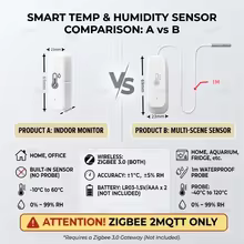 Sensor Temperatura e Umidade Zigbee 3.0 Thumbnail 3