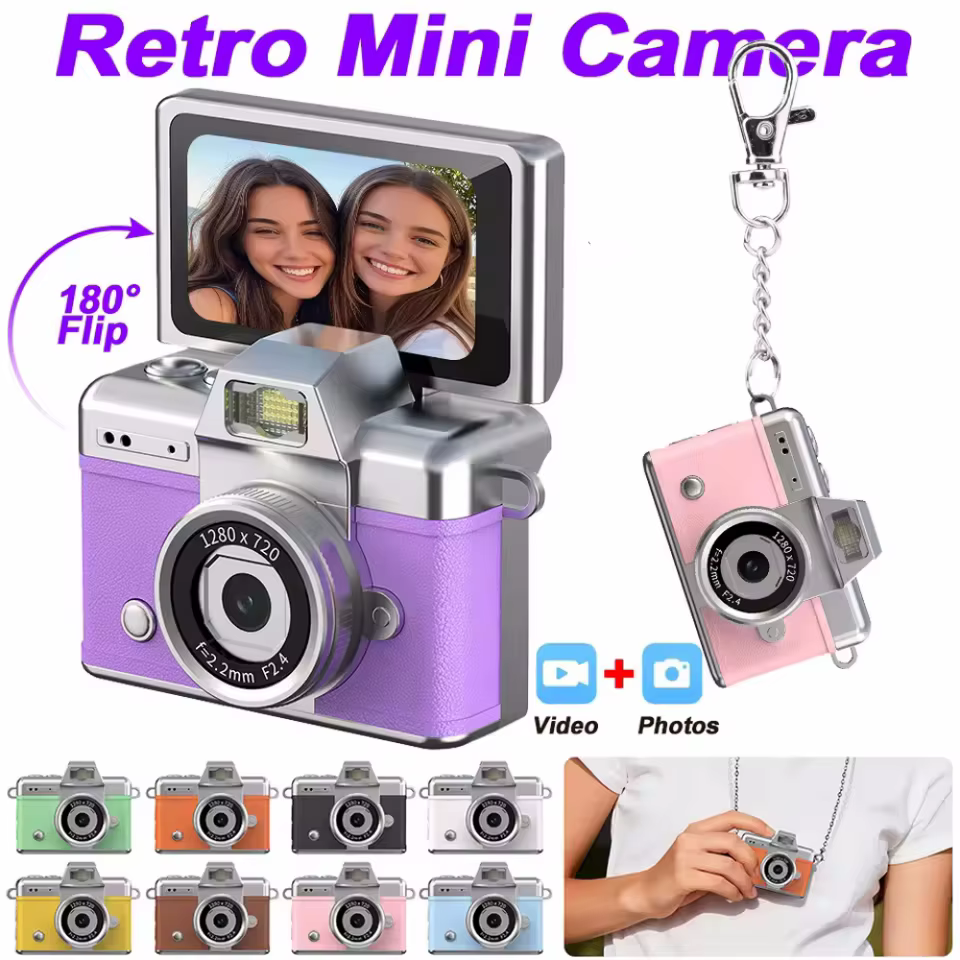 Câmera Mini Chaveiro HD 720P