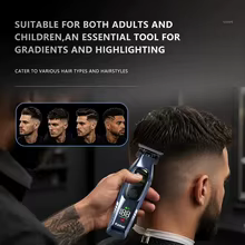 Kit Máquina de Cortar Cabelo Kemei Sem Fio Thumbnail 6