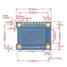Tela LCD IPS 0.96 ST7735 65K Cores Thumbnail 6