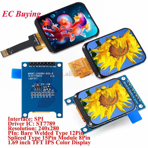 Tela LCD TFT 1.69 IPS