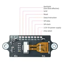 Módulo LCD TFT 0.96" RGB SPI Thumbnail 6