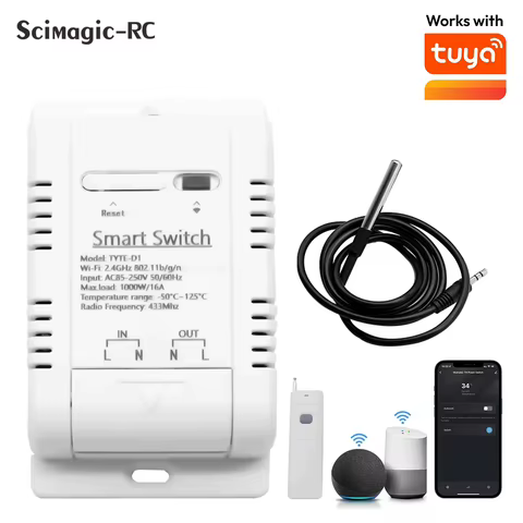 Interruptor Inteligente com Sensor de Temperatura