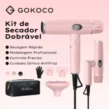 Secador de Cabelo Dobrável com Íons Negativos Thumbnail 1
