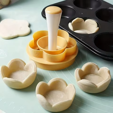 Molde de Bolo e Biscoito em Forma de Flor
