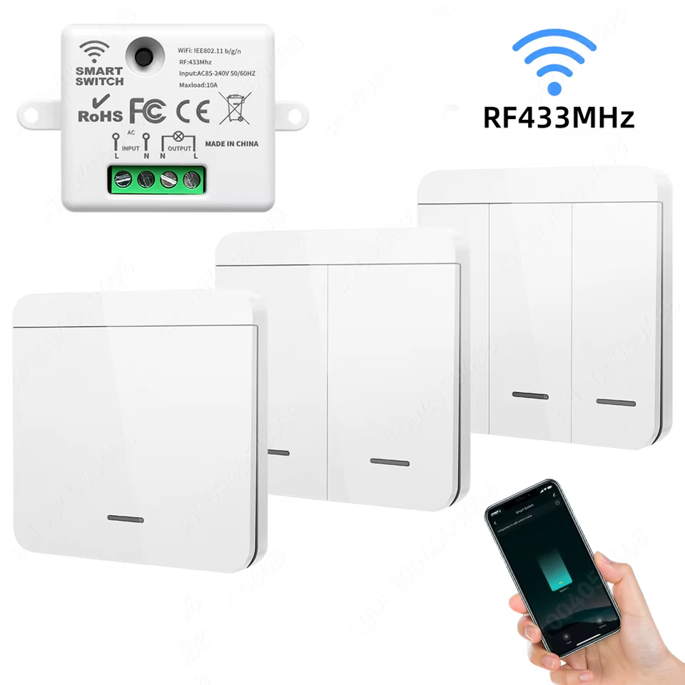 Interruptor Inteligente Wi-Fi Tuya