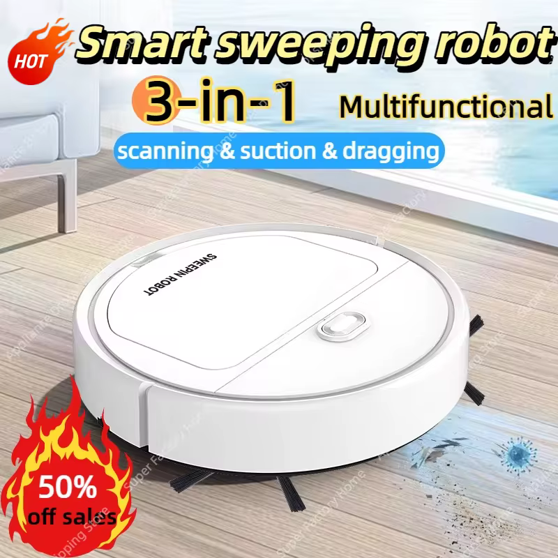 Aspirador Robótico Inteligente 3 em 1