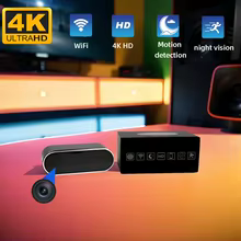 Mini Câmera Relógio 4K WiFi Erilles Thumbnail 1