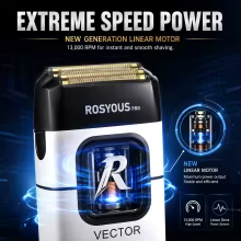 Barbeador Elétrico Profissional ROSYOUS 999W Thumbnail 2
