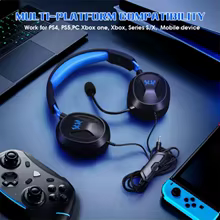 Headset Gamer Pro 360° com Microfone Thumbnail 1