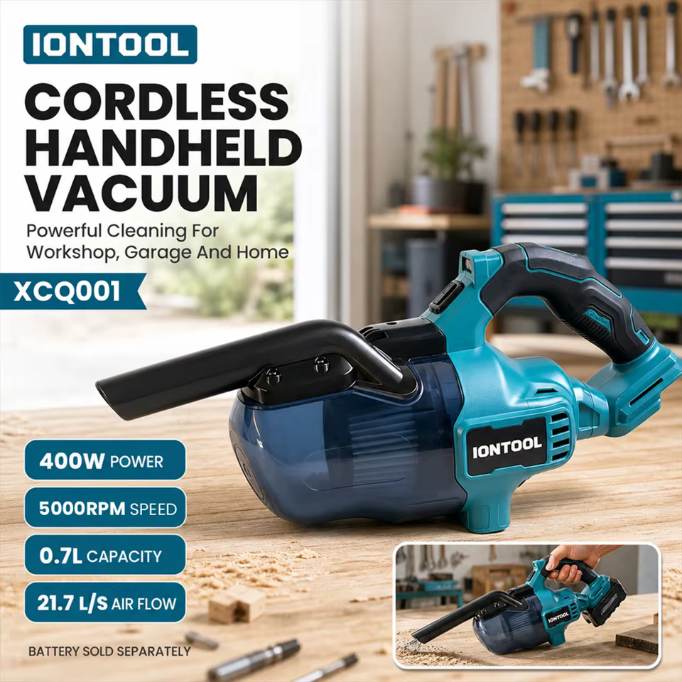 Aspirador de Pó Sem Fio IONTOOL 400W