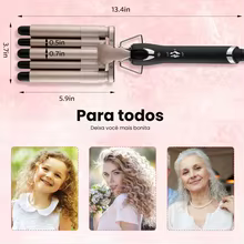 Modelador de Cachos Triplo 22mm Cerâmica Thumbnail 5