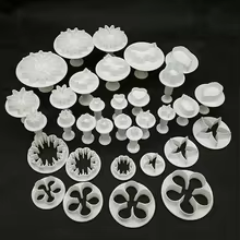 Kit 33 Peças Cortador Fondant Thumbnail 4