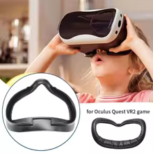 Capa Facial Oculus Quest 2 Vermelha Thumbnail 2