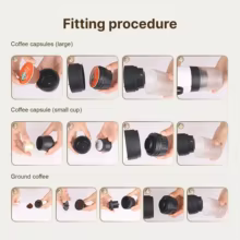 Cafeteira Portátil 3 em 1 com Bateria Thumbnail 6