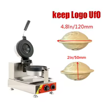 Prensa Rotativa de Hambúrguer UFO 1500W Thumbnail 1