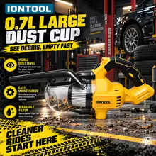 Aspirador de Pó IONTOOL 0.7L Amarelo Thumbnail 4