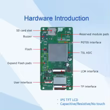 Módulo de Tela LCD DWIN 4.3" 480x800 IPS Thumbnail 4