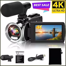 Câmera 4K Filmadora DIXSG Z12 Thumbnail 1